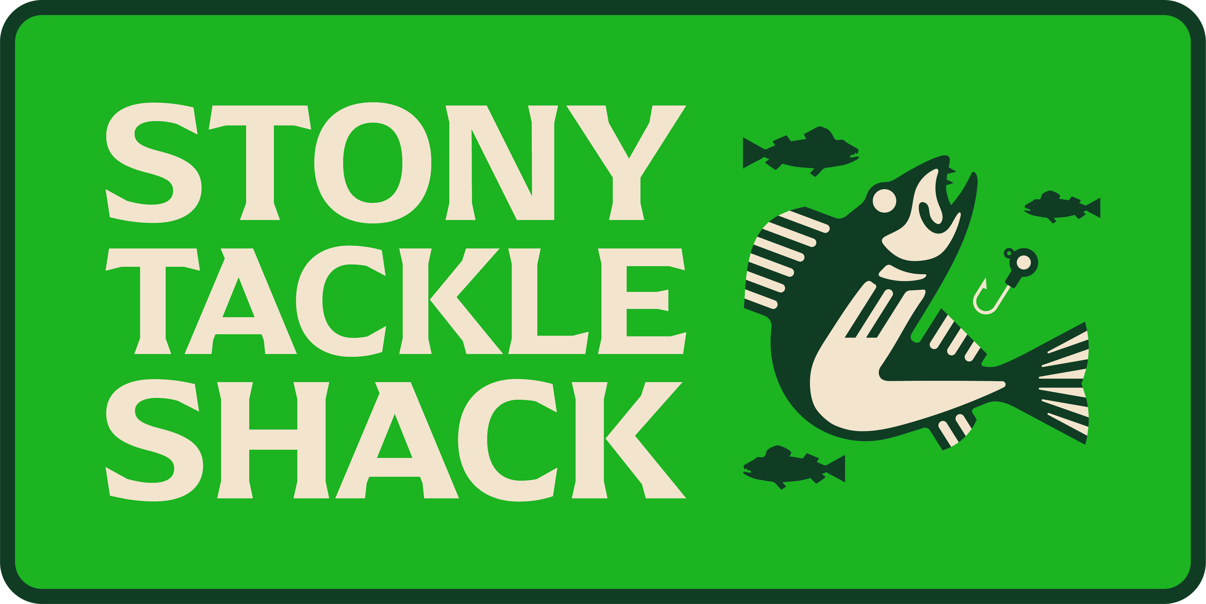 Stony Tackle Shack Logo Stickers