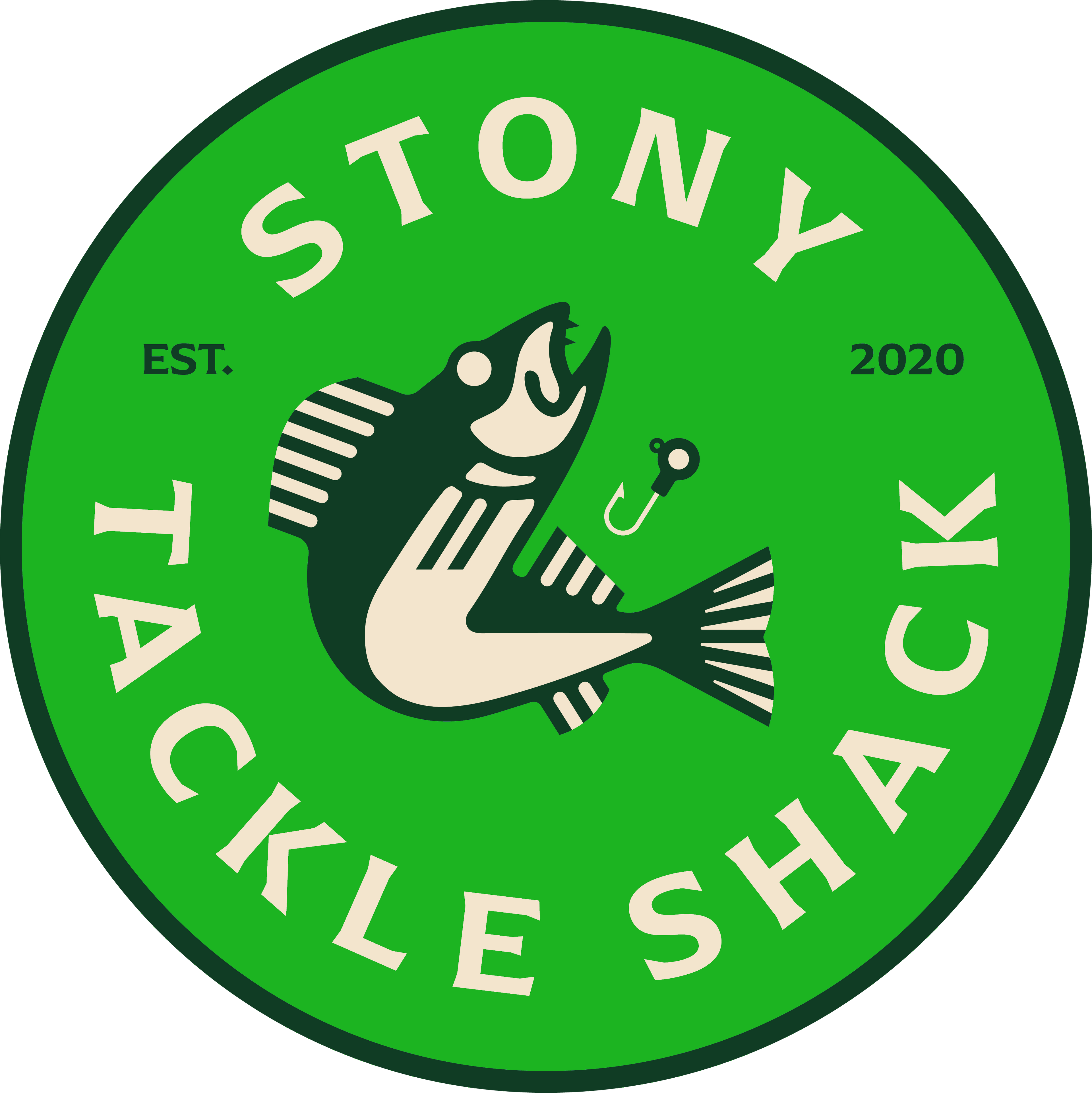 Stony Tackle Shack Logo Stickers