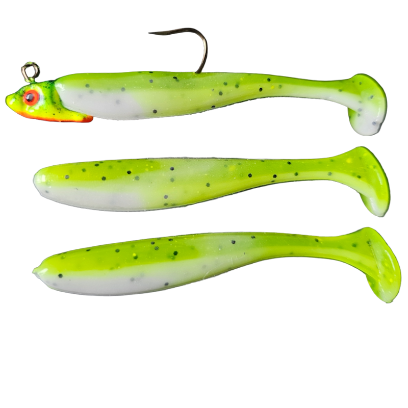 Grampy's Tackle XL Slick Shiner Kit 4" 1/4oz Swimbait