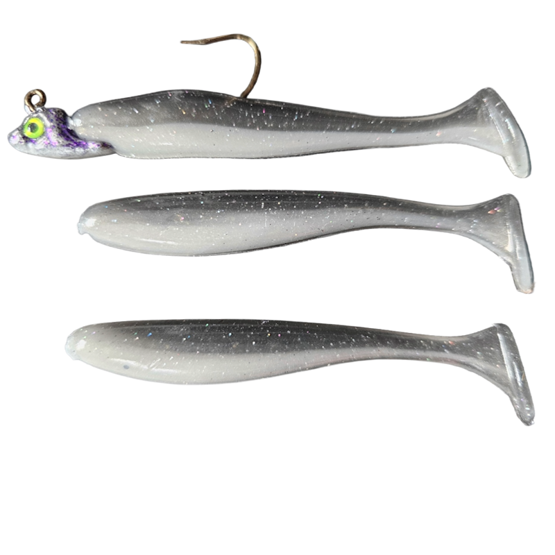 Grampy's Tackle XL Slick Shiner Kit 4" 1/4oz Swimbait