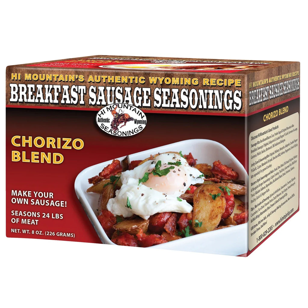 Hi Mountain Chorizo Blend Breakfast Sausage Seasoning – Makes 24 lb