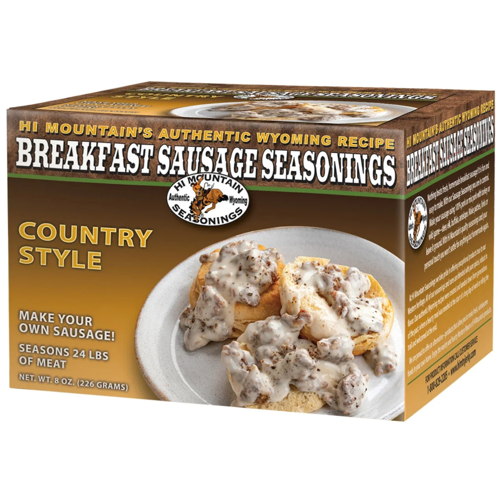 Hi Mountain Country Style Breakfast Sausage Seasoning – Makes 24 lb