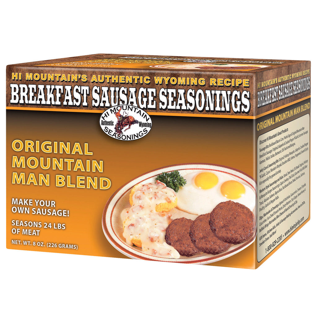 Hi Mountain Original Mountain Man Breakfast Sausage Seasoning – Makes 24 lb