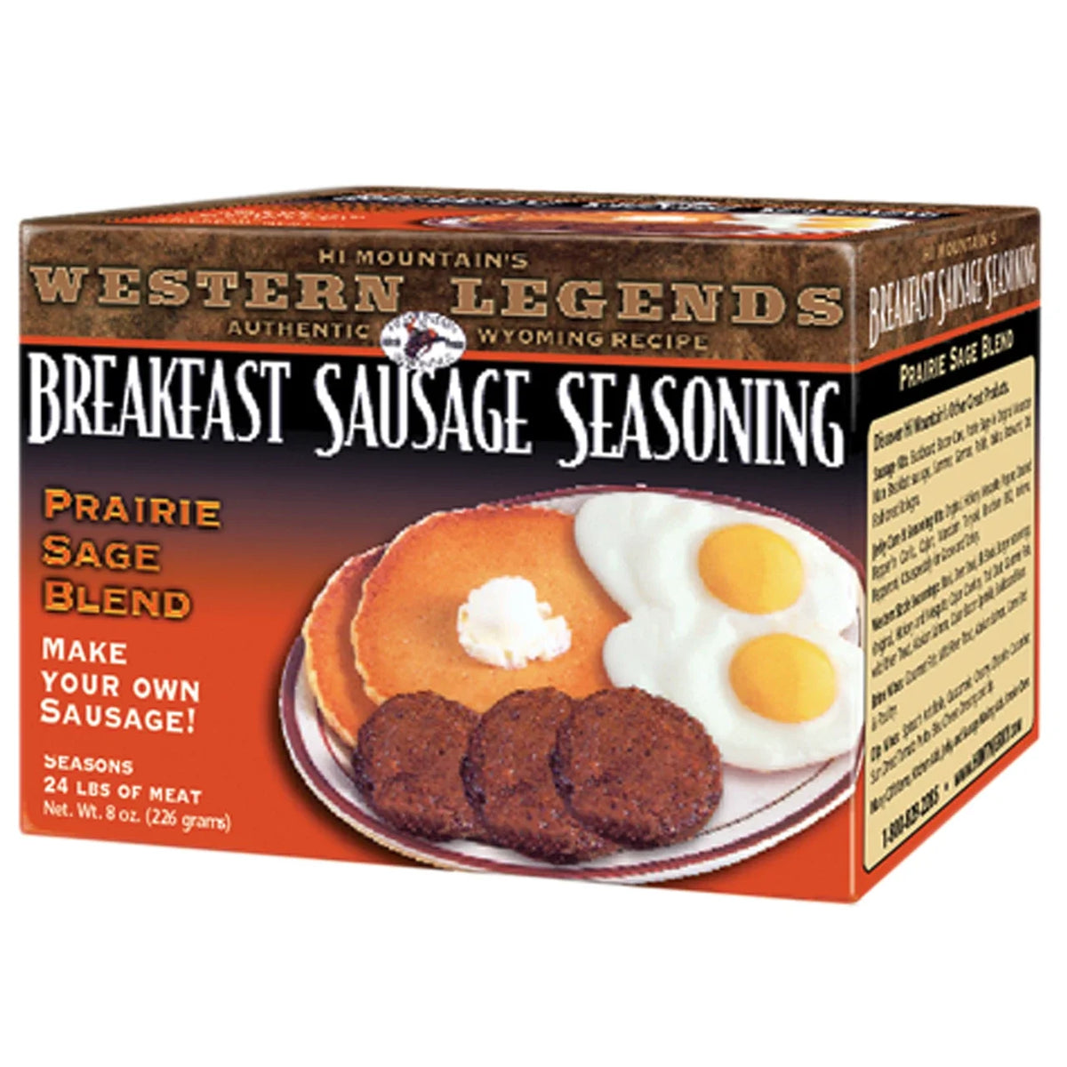 Hi Mountain Prairie Sage Breakfast Sausage Seasoning – Makes 24 lb