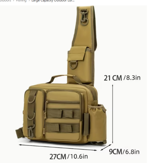 Fishing Tackle Bag Sling Style
