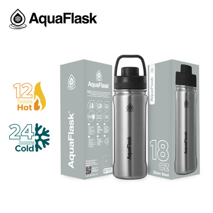 AquaFlask Original Vacuum Insulated Water Bottles 530ml (18oz)