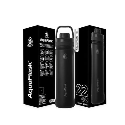 AquaFlask Sports Bottle 650ml (22oz) – Vacuum Insulated, Leak-Proof, BPA-Free
