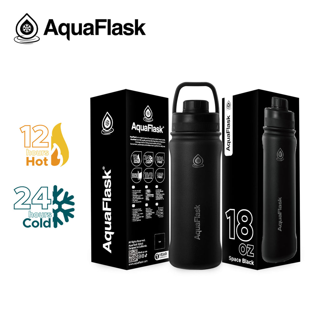 AquaFlask Original Vacuum Insulated Water Bottles 530ml (18oz)