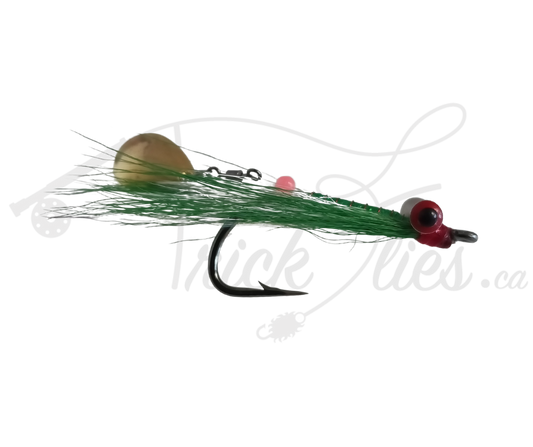 Spoon Clouser Green/White