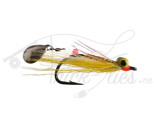 Spoon Clouser Yellow/White