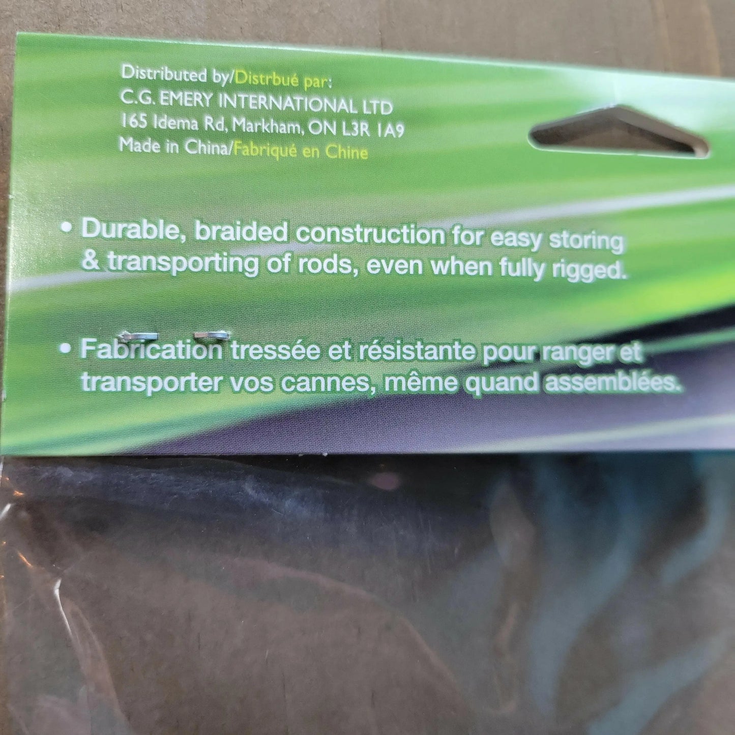 Streamside Casting Rod Sleeve Chartreuse.