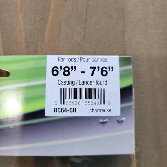 Streamside Casting Rod Sleeve Chartreuse.