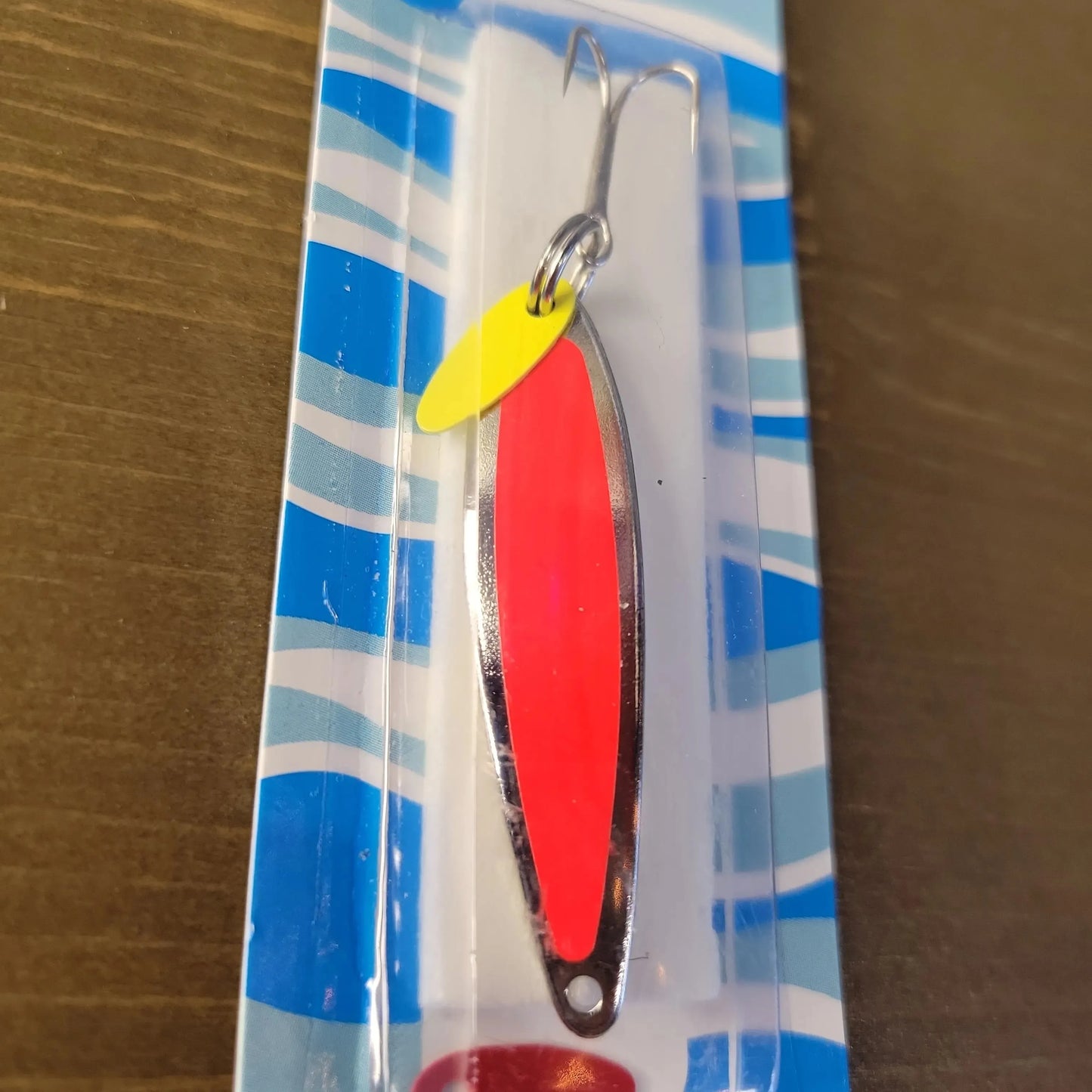 Swedish Pimple #6 Jigging Lure 1/2oz Fluorescent Orange