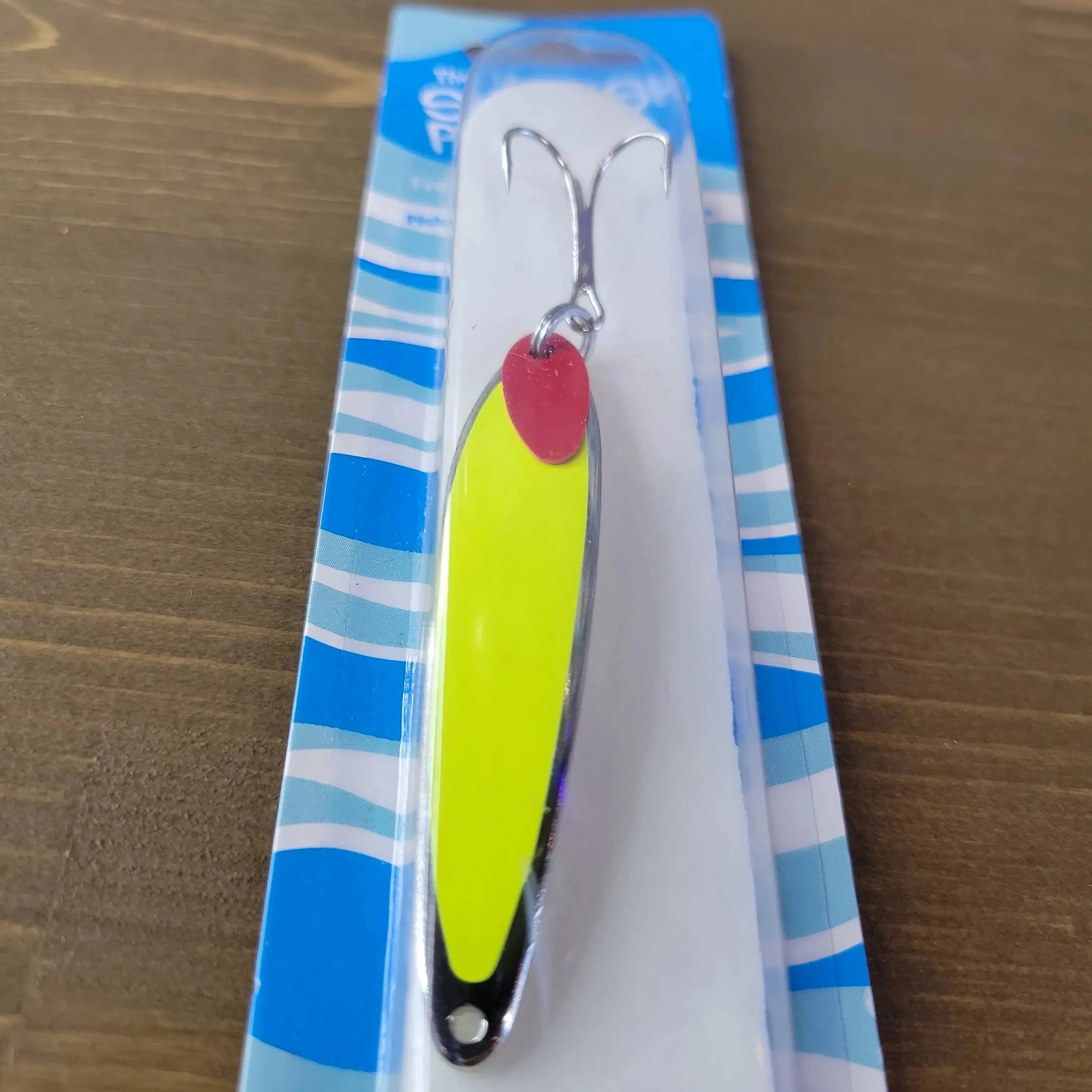 Swedish Pimple #7 Jigging Lure 3/4oz Fluorescent Yellow