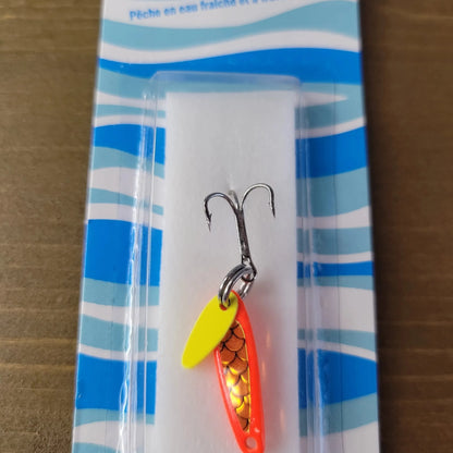 Swedish Pimple #2 Jigging Lures 1/10oz Orange Scale