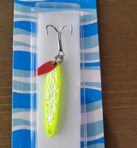 Swedish Pimple #3 Jigging Lures 1/5oz Yellow Ice