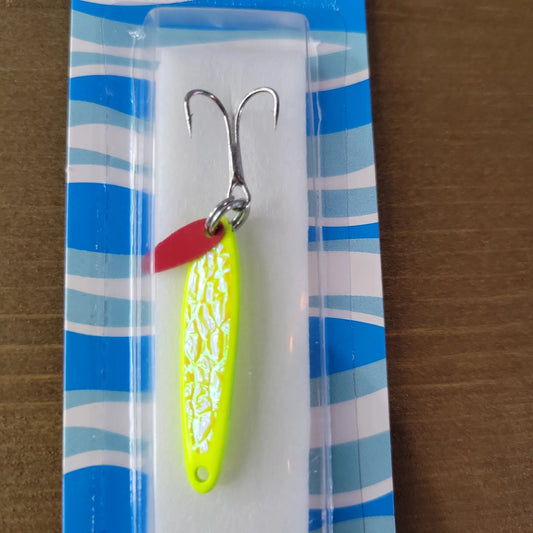 Swedish Pimple #3 Jigging Lures 1/5oz Yellow Ice