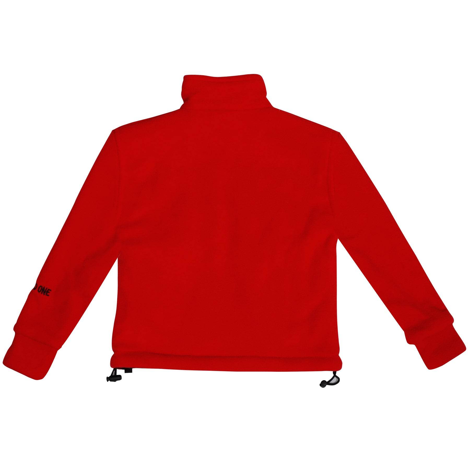 Kids Pokhara Reversible Black and Red Fleece Sweater 200GSM