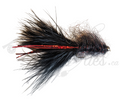 Tungsten Beadhead Leech Black/Red