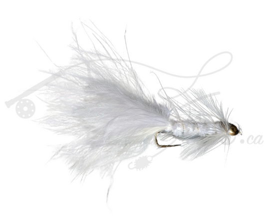 Tungsten Beadhead Woolly Bugger White