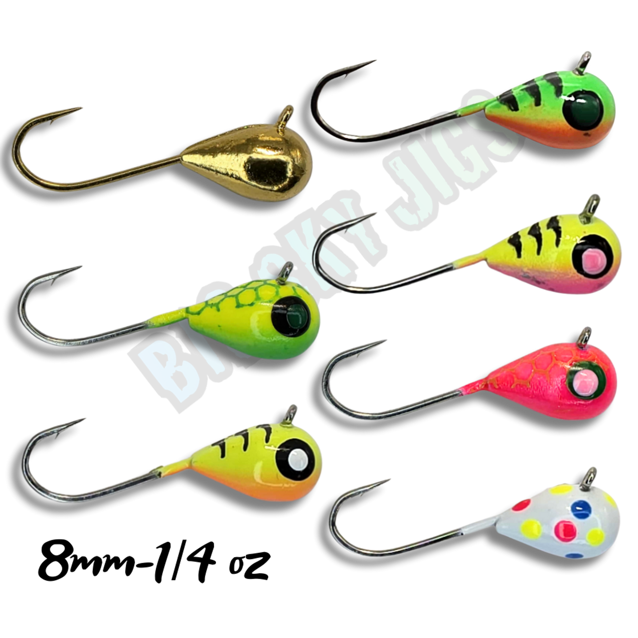 🍁Big Sky Tungsten Jigs 8mm 1/4oz