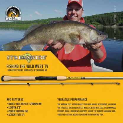 WDS662MF rod with image of wes david