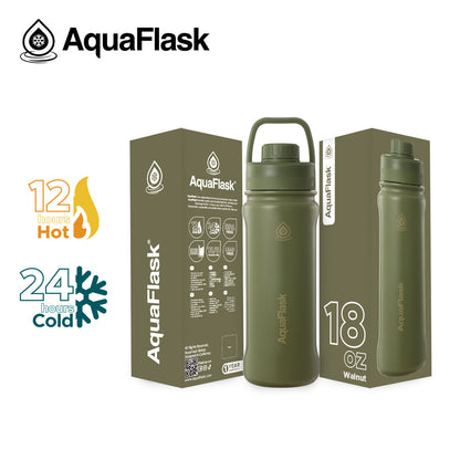 AquaFlask Original Vacuum Insulated Water Bottles 530ml (18oz)