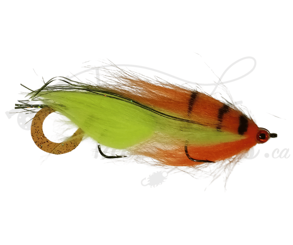 Wiggle Tail Chartreuse/Orange