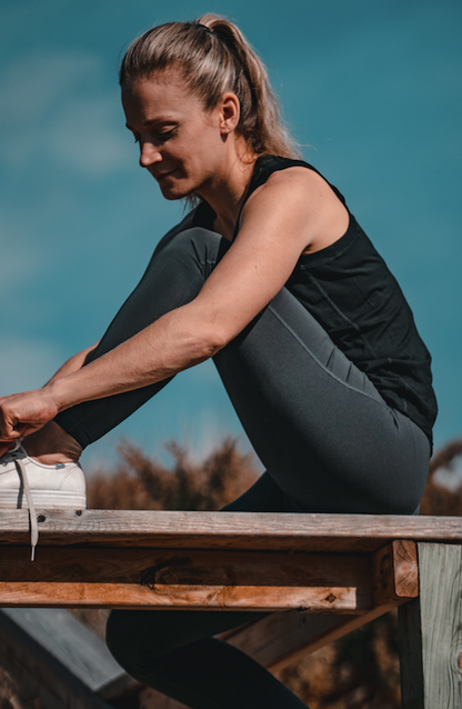Women's Merino Wool Tank Top with Crew Neck