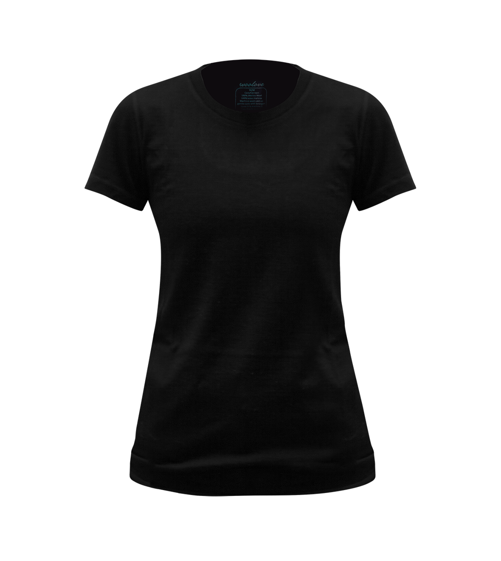 Women's 100% Merino Wool Short Sleeve T-Shirt 180 GSM - Lightweight