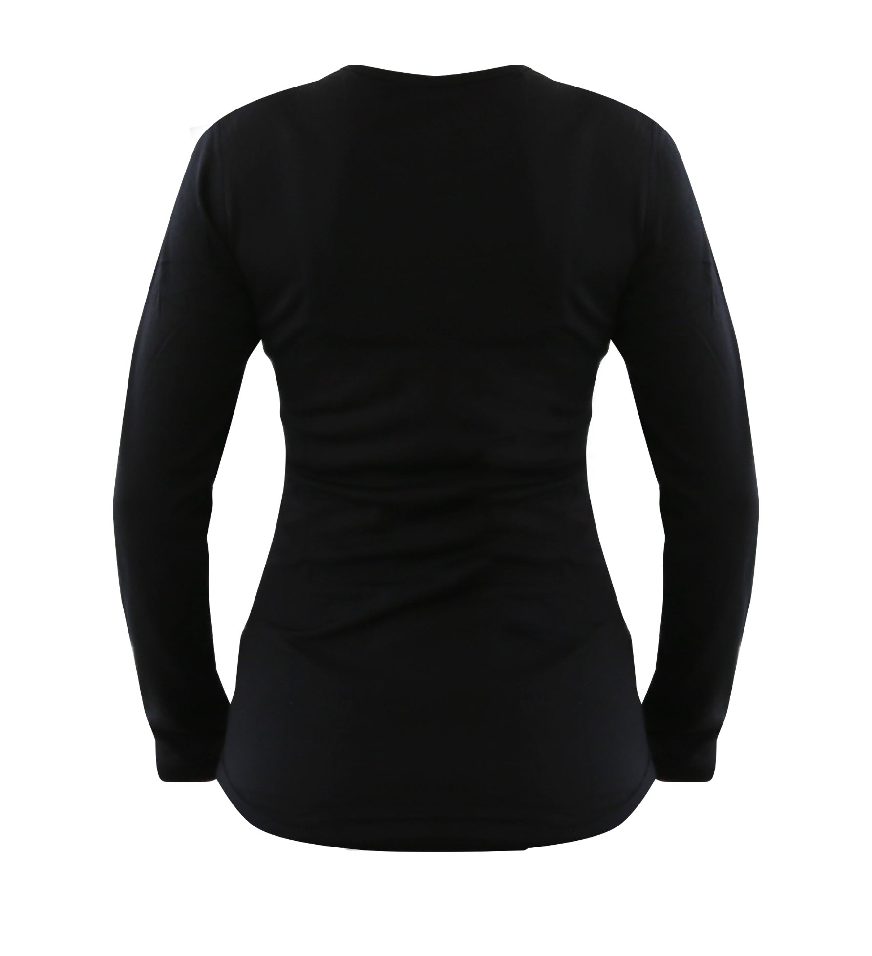 Women's 100% Merino Wool Base Layer Long Sleeve Crew Neck Shirt 190 GSM