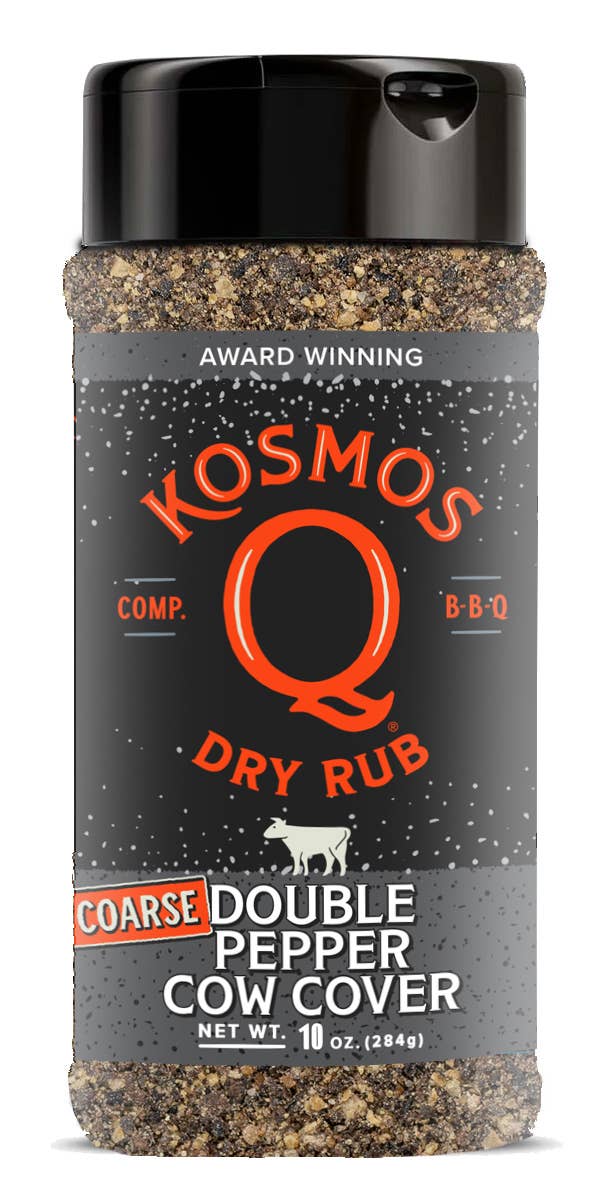 Kosmos Q - Double Pepper COARSE Cow Cover Rub