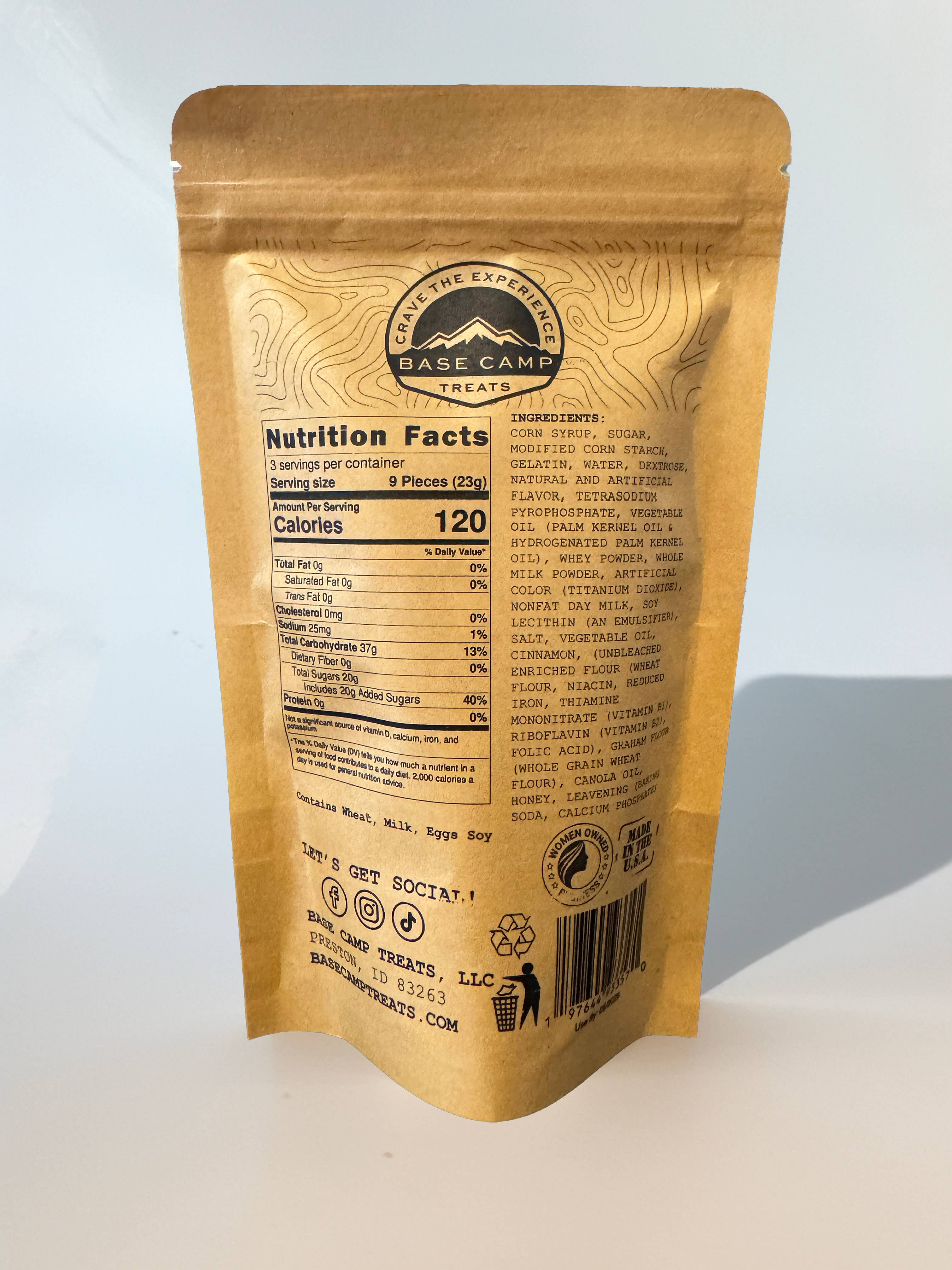 Base Camp Treats Freeze Dried Churro S'more 
