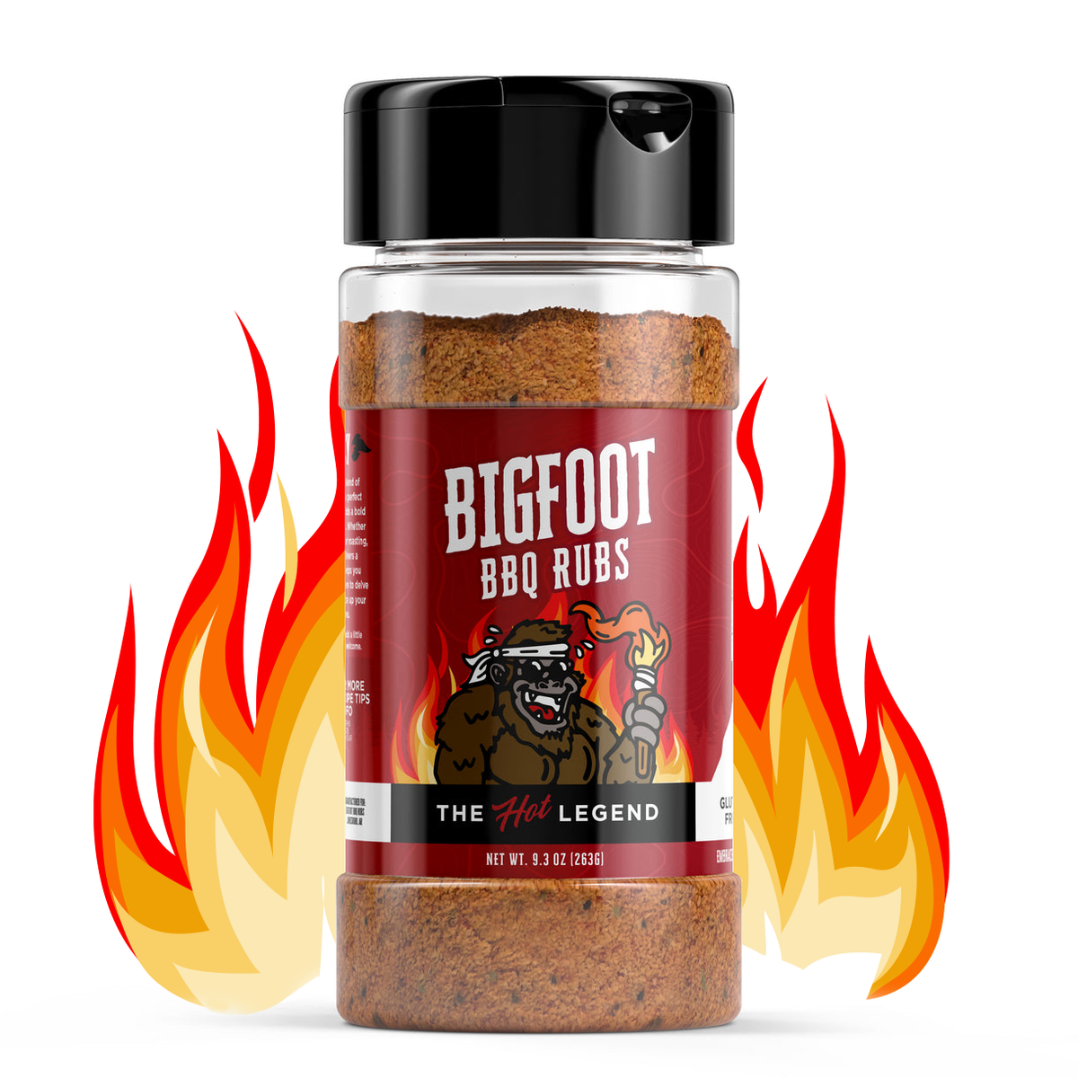 Bigfoot BBQ Rubs The "Hot" Legend BBQ Rub - Short-Dated Clearance – Best Before Oct. 15/26