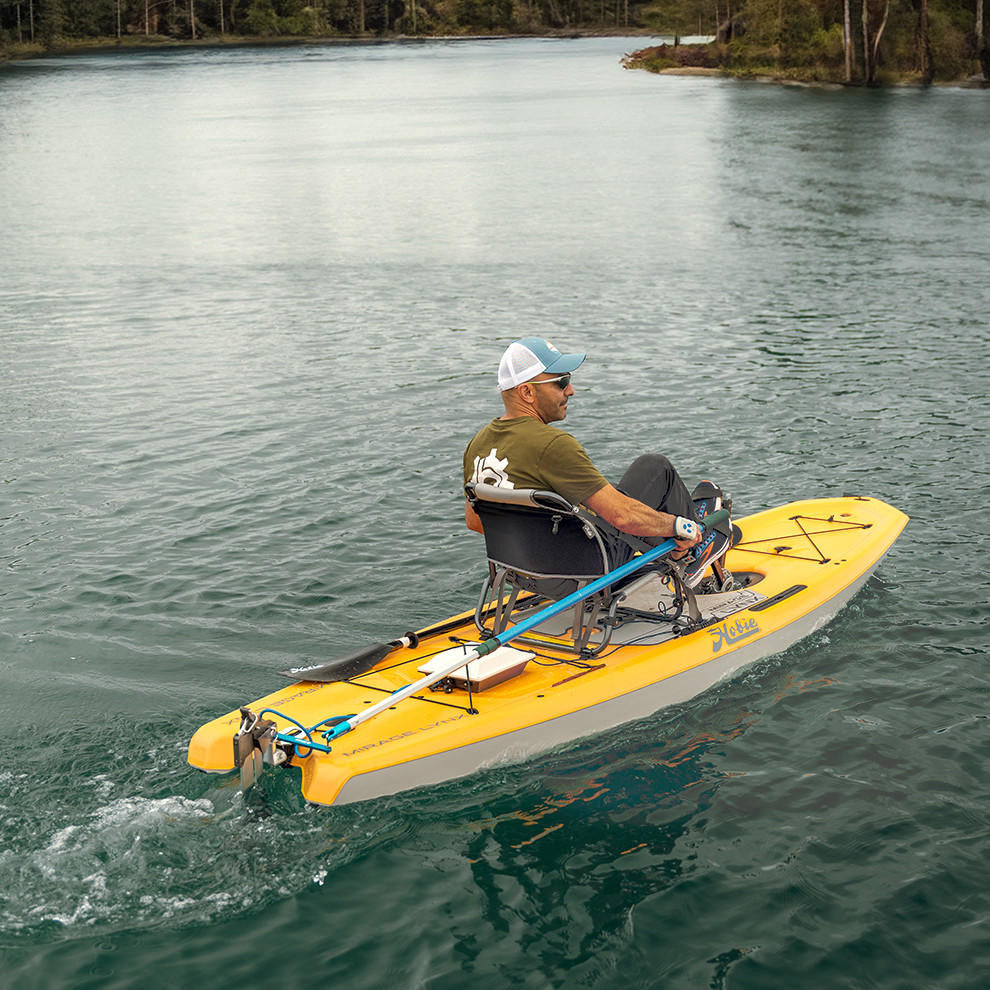 Bixpy Hobie Lynx  Gudgeon with Universal Versa Rudder™ Adapter and Pole Steering