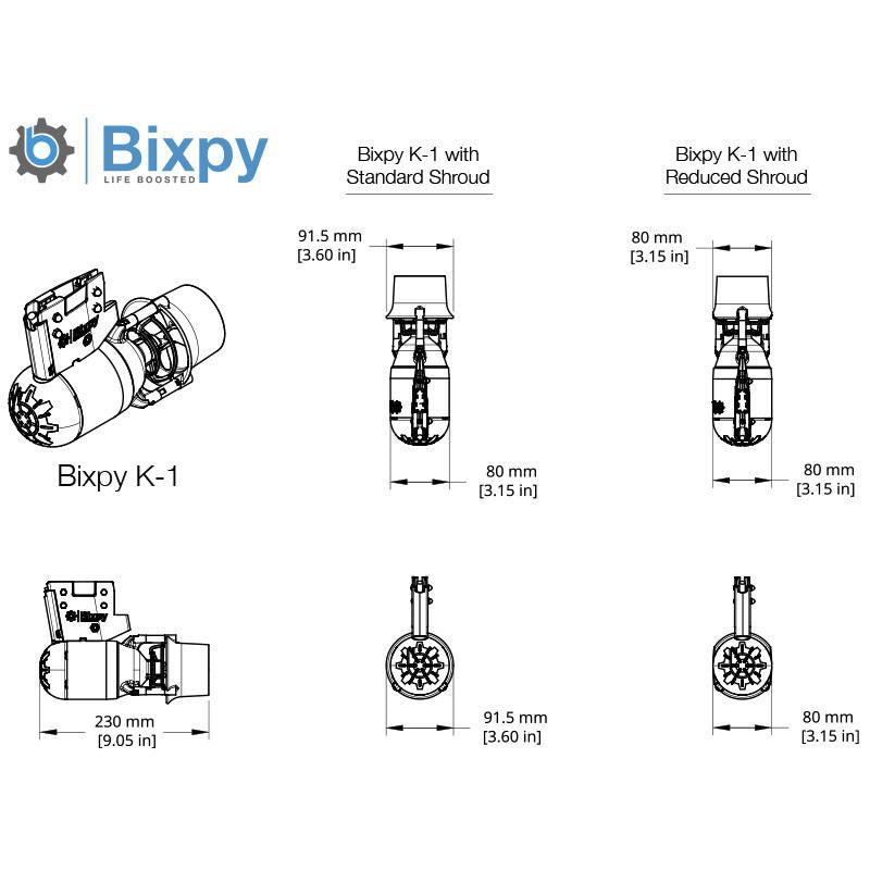 Bixpy K-1 Outboard Kit with SUN80 Solar Panel