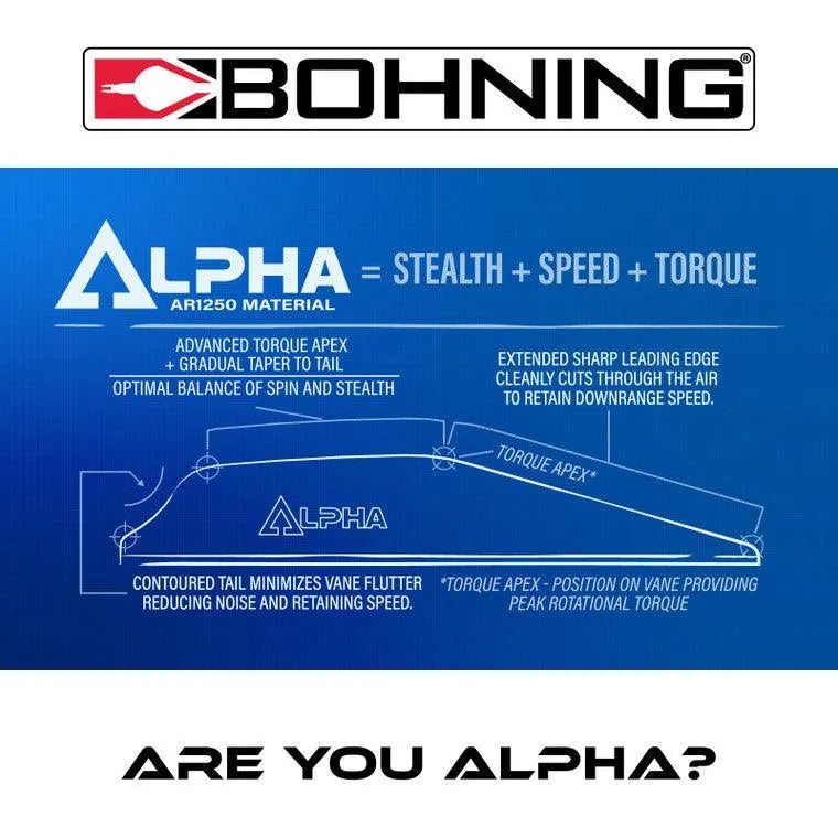 Bohning Archery Alpha Vane 2.8"