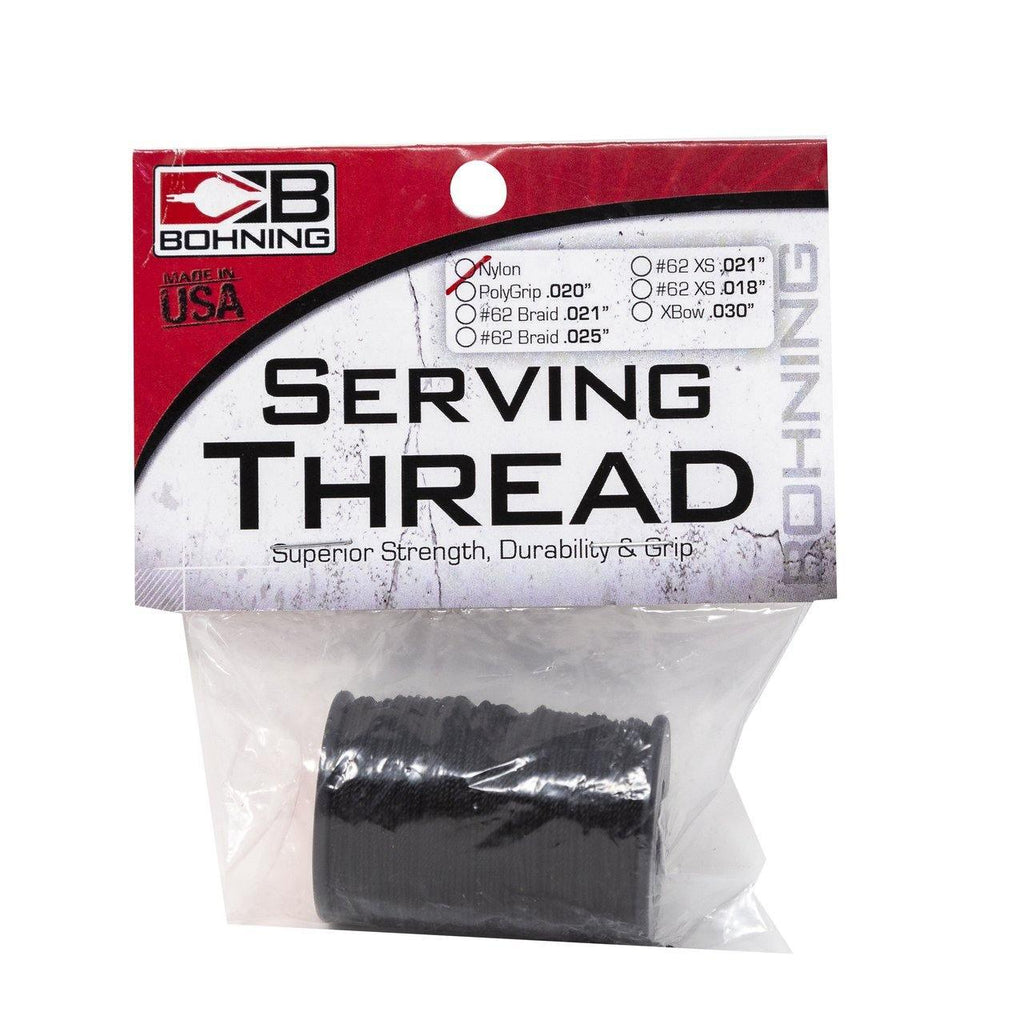 Bohning Archery Nylon Serving Thread, Black, .018"