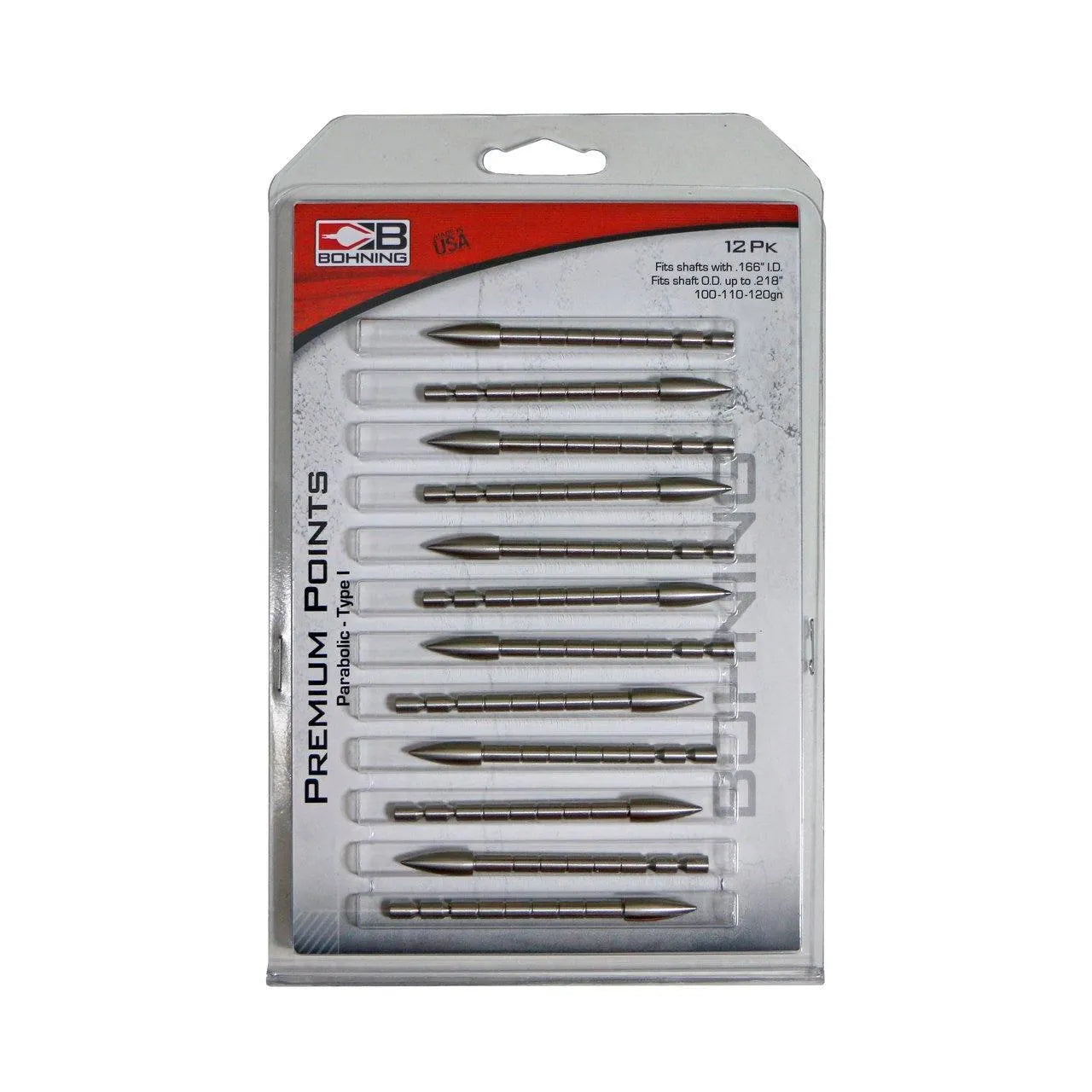 Bohning Archery Parabolic Break-off Points ID .166" - 12 Pack