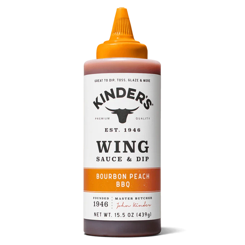 Kinder's Bourbon Peach BBQ Wing Sauce