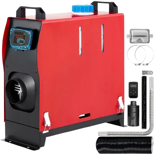 Chauffage Diesel en 12V Rouge <br>8KW