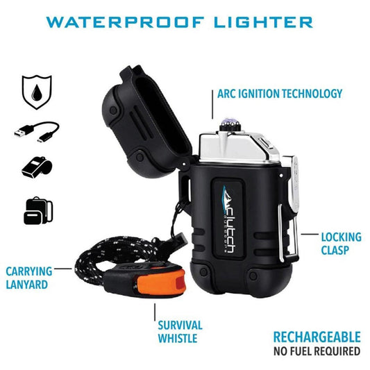 Clutch Outdoors Waterproof & Rechargeable Lighter