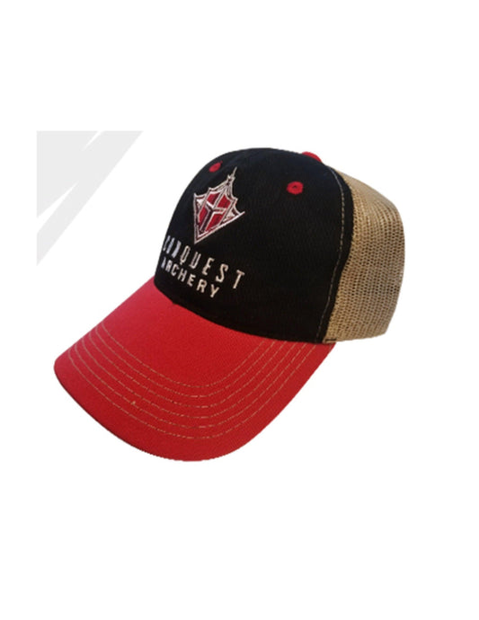 Conquest Archery Hat - Black/Red