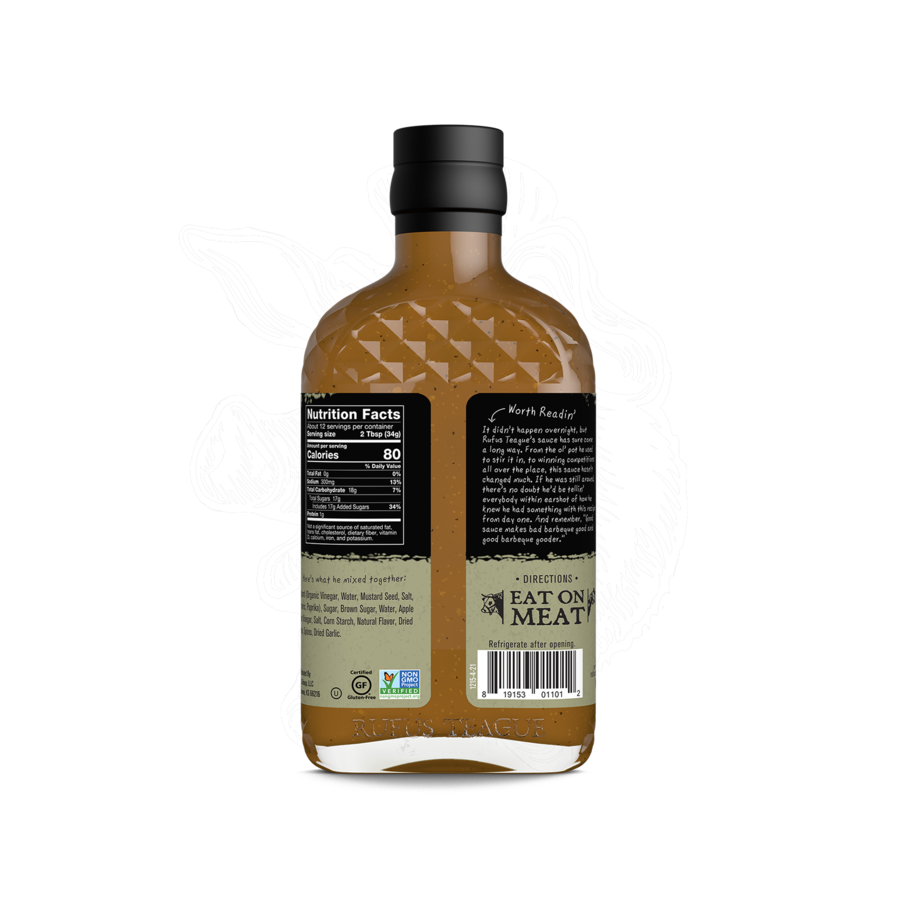 Rufus Teague KC Gold Mustard BBQ Sauce
