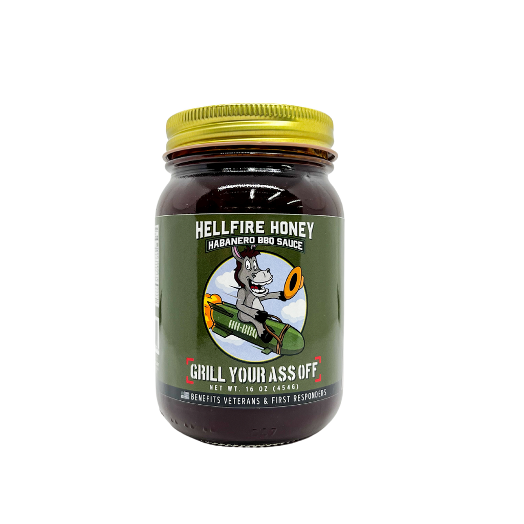 Grill Your Ass Off - Hellfire Honey Habanero BBQ Sauce