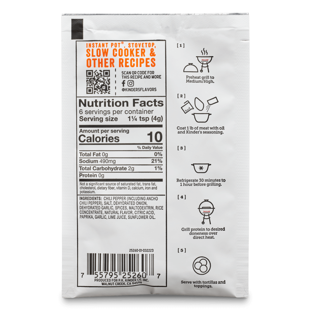Kinder's Original Taco Mexican Seasoning