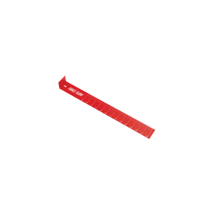 Eagle Claw Fish Measuring Board 18" (Bump Board) Red