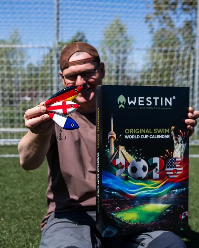 WESTIN 2026 ORIGINAL SWIM WORLD CUP CALENDAR 34pc LURE KIT.