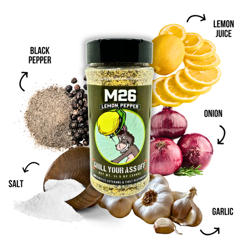 Grill Your Ass Off - M26 Lemon Pepper Seasoning