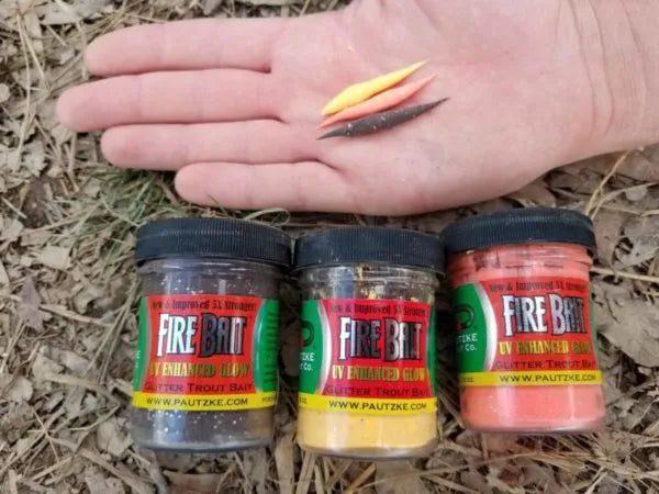 Pautzke's Fire Bait Trout Dough jars